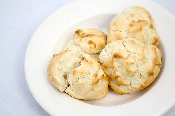 Homemade Biscuits stock photo