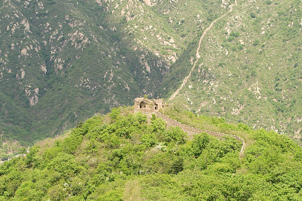 istock Great Wall on Mountain Top Off Into Distance 179269107