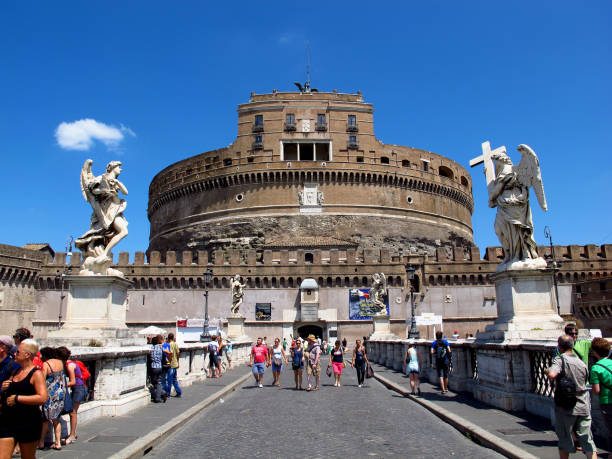 Rome, Italy - 16 Jul 2011: Castel Sant'Angelo in Rome, Italy