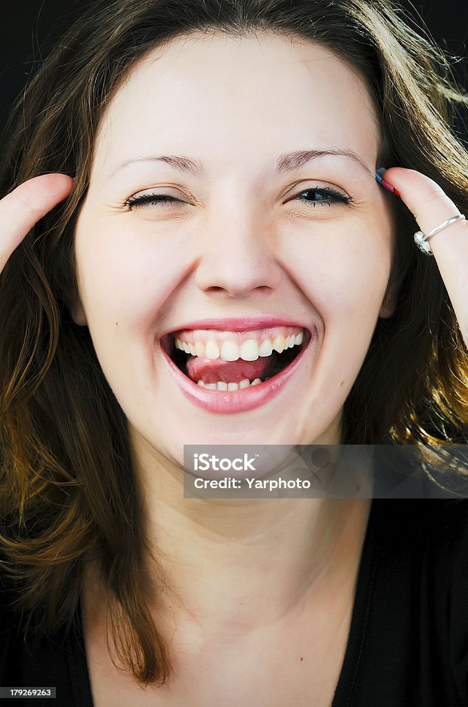 Женщина, чтобы получать удовольствие - Стоковые фото Благополучие роялти-фри