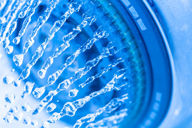 istock Shower and flying water drops. 179269463