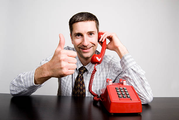 istock Business Man and Red Phone Series 179269515
