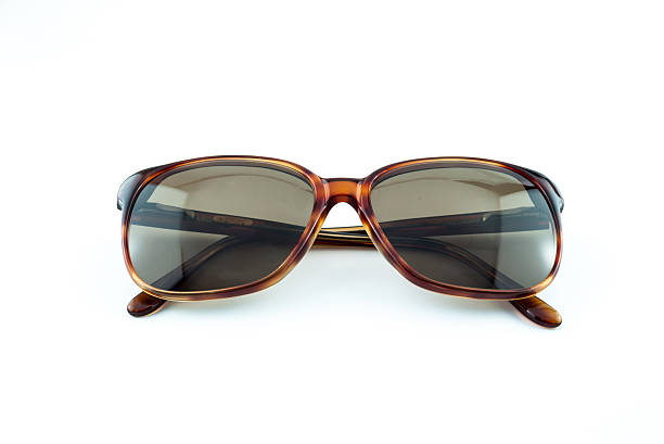istock Brown sunglasses against a white background 179269553