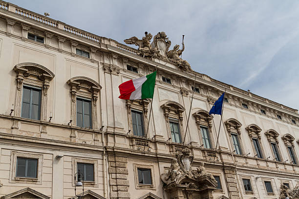 istock Rome, the Consulta building in Quirinale square. 179270767