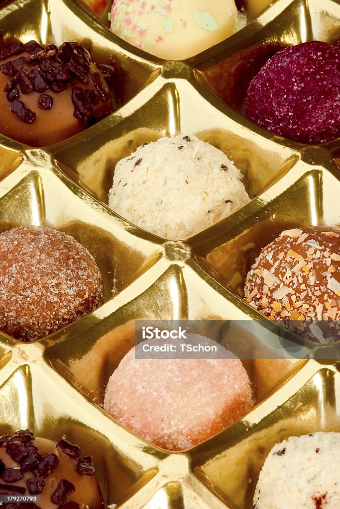 Enrolado Bombons de chocolate - Royalty-free Doce Foto de stock