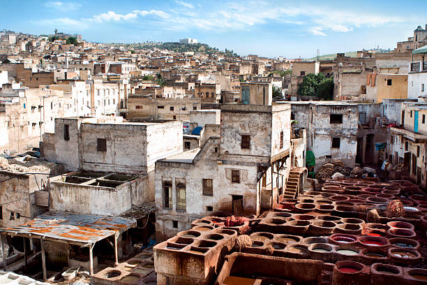 istock Fez Cityscape and Tannery 179270951