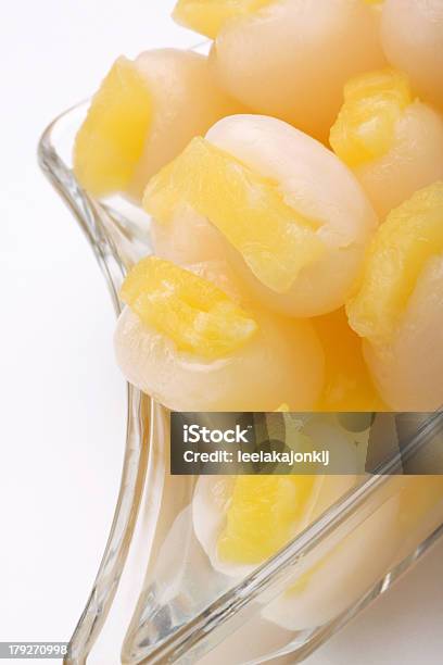 Rambutan E Ananas Può Frutta - Fotografie stock e altre immagini di Alimentazione sana - Alimentazione sana, Ananas, Antipasto