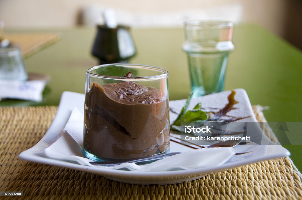 Chocolate Mousse Chocolate mousse for lunch Chocolate Stock Photo