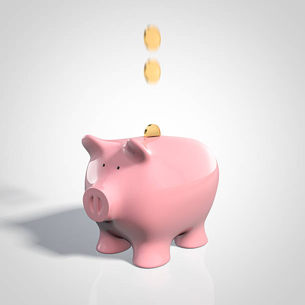istock Pink pig bank 179271446