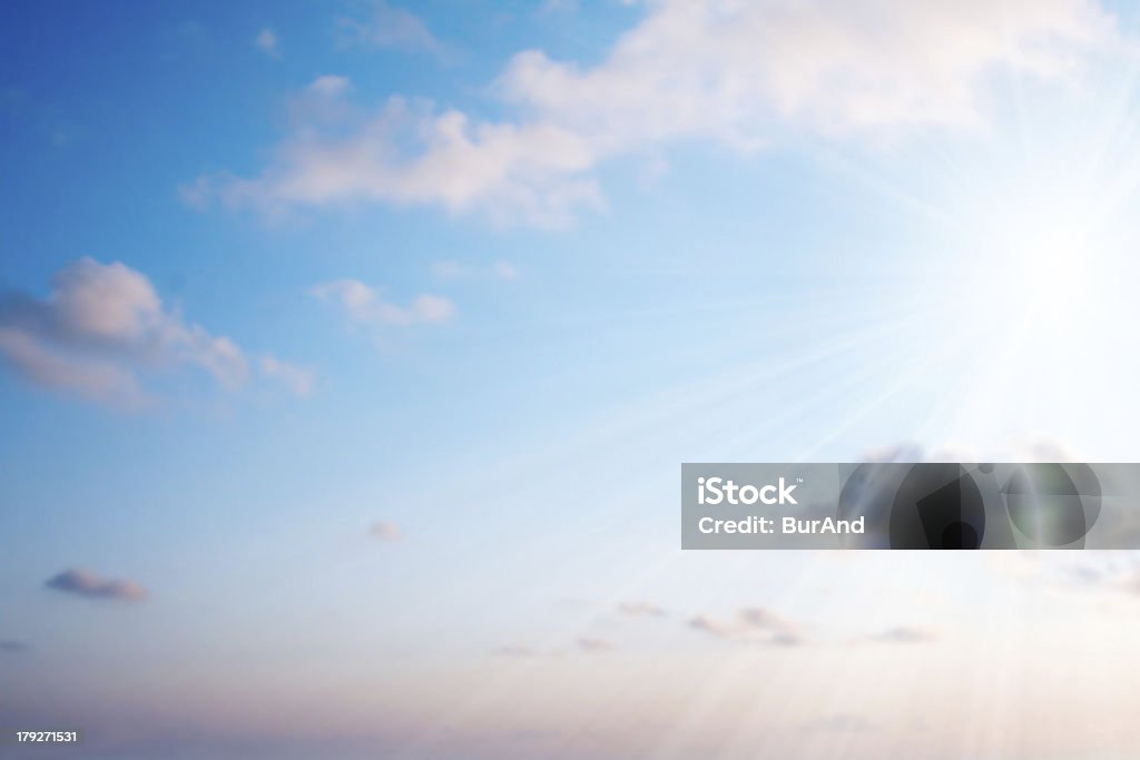 Солнце на небо - Стоковые фото Абстрактный роялти-фри