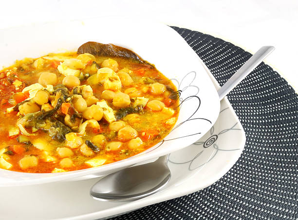 istock Dish of stewed chickpeas 179271645