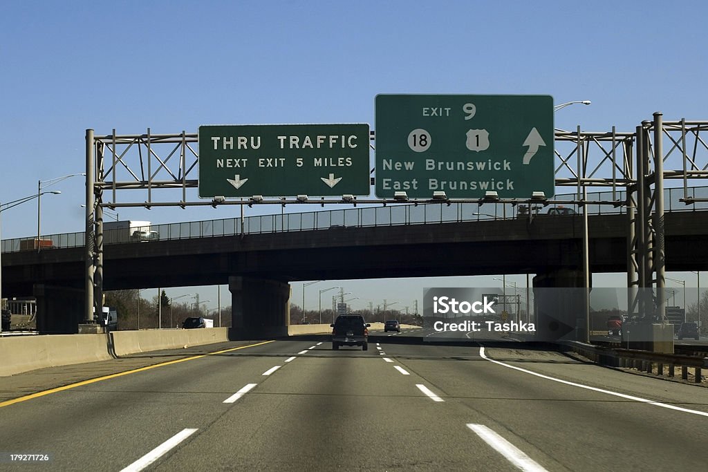 New Jersey Turnpike - Lizenzfrei New Jersey Stock-Foto