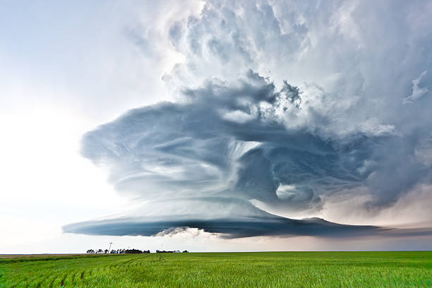 istock Tornadic supercell in the American plains 179273269