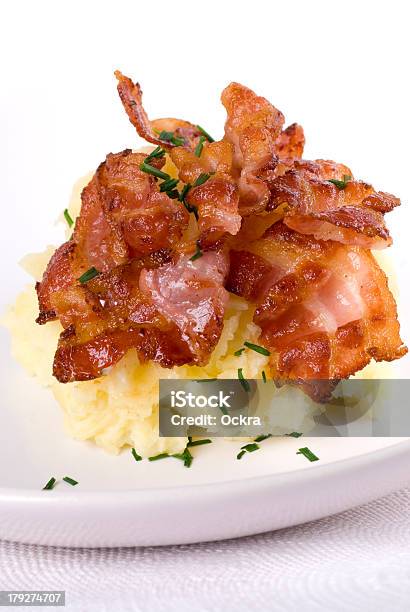 Purè Di Patate E Pancetta - Fotografie stock e altre immagini di Cena - Cena, Cibi e bevande, Cibo