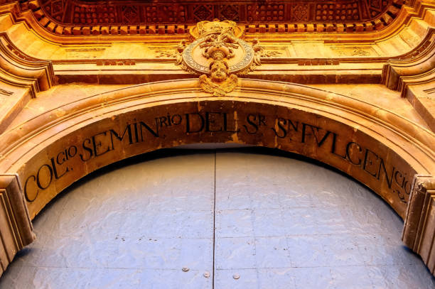 cattedrale di murcia caratteristica architettonica - architectural feature architecture cathedral catholicism foto e immagini stock