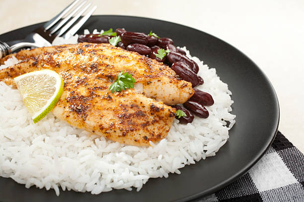 istock Grilled White Fish Dory with Spicy Creole Cajun Rub 179275054