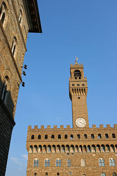 Palazzo Vecchio de Florencia - foto de stock