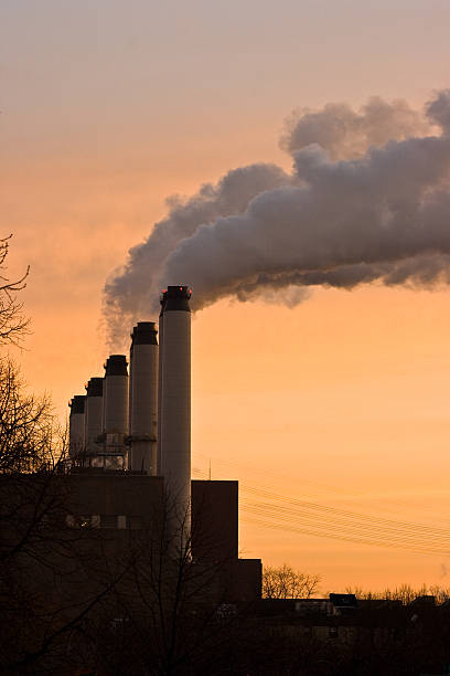 istock Smokestacks at Dawn II 179276088