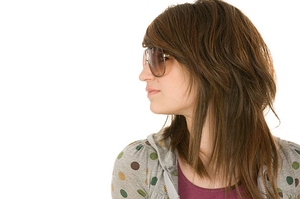 istock Woman with Oversized Sunglasses - Profile View 179276221