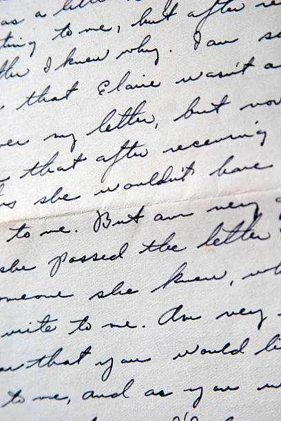 istock Old letter, vintage handwriting 179277230