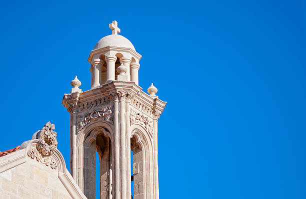 istock High church bell tower opposite blue sky 179277636
