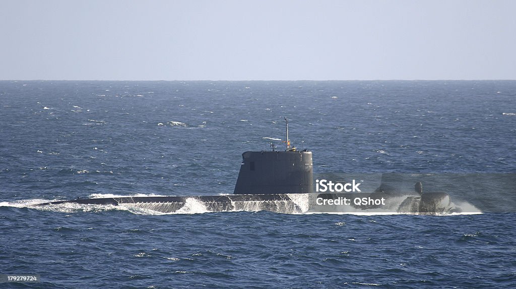 Submarino no Mar - Royalty-free Submarino - Veículo Aquático Foto de stock