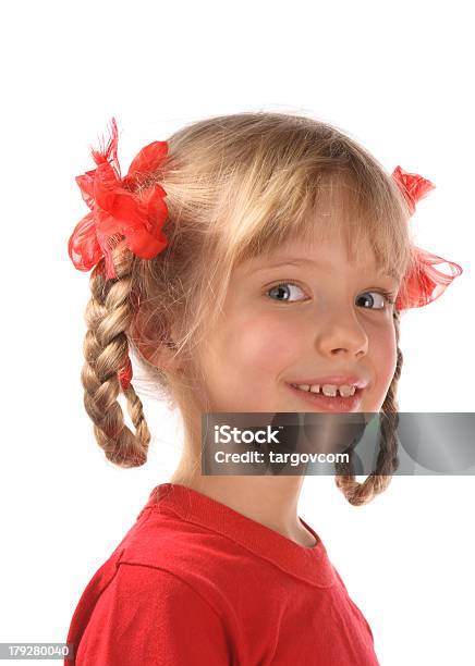 미소 여자아이  땋은 머리에 대한 스톡 사진 및 기타 이미지 -  땋은 머리, 고등학교 이하, 교육