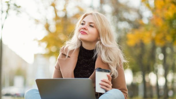 istock Distance work inspired woman freelance writer 1792800657