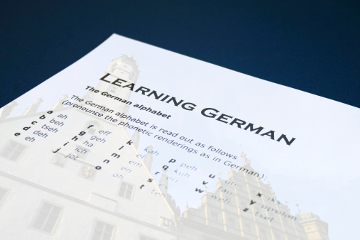 German Learning Photo Learning German 2 Stock Photo - Download Image Now - Exoticism ...