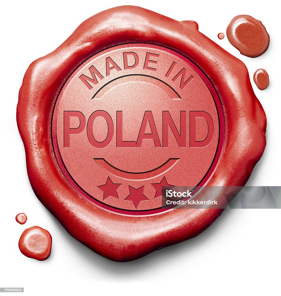 in Polen - Lizenzfrei Abzeichen Stock-Foto