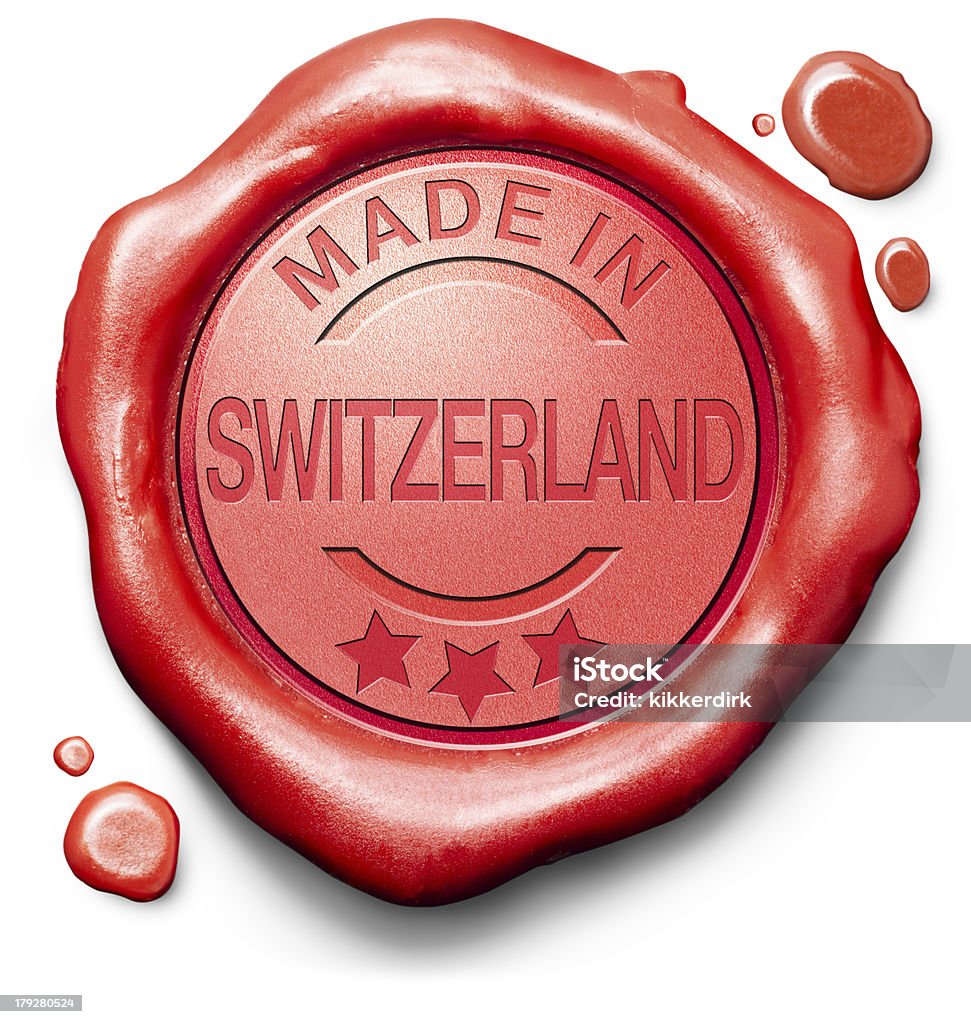 Feitos na Suíça - Foto de stock de Suíça royalty-free
