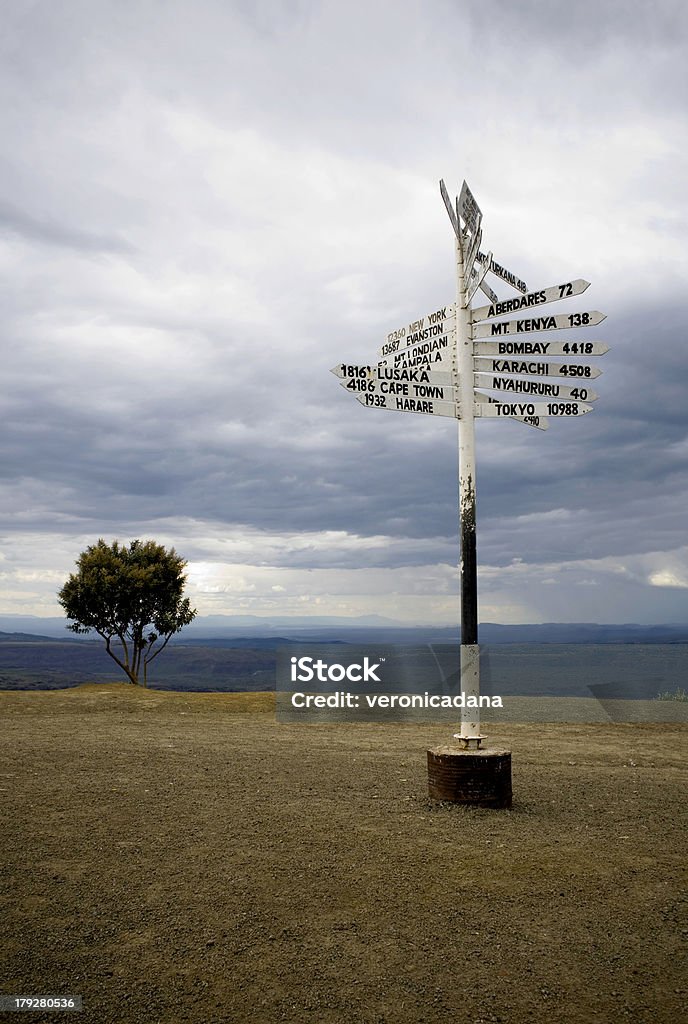 Les indications - Photo de Au loin libre de droits