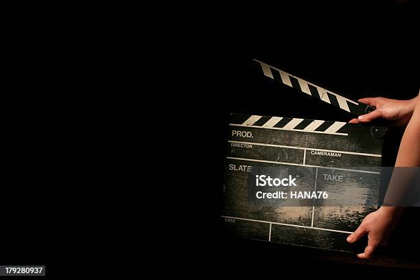 Movie Clapper Board Stock Photo - Download Image Now - Film Slate, Movie, Actor
