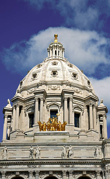 Minnesota State Capitol Dome stock photo