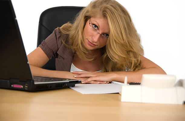 istock Business woman works. 179282037