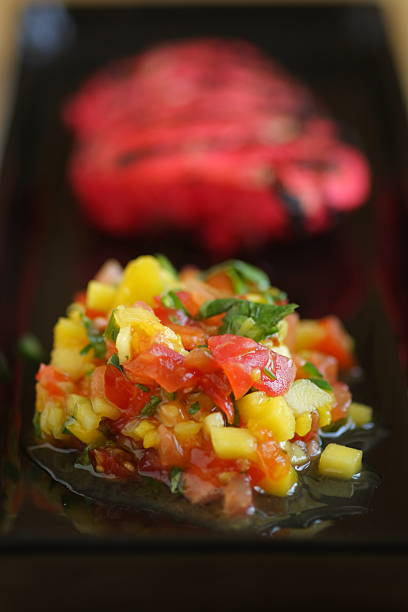 istock Mango Salsa with Tandoori Chicken 179282867