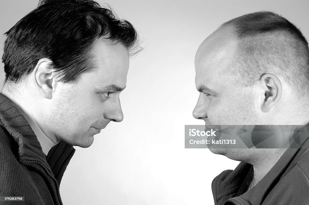 Dos hombres B & W - Foto de stock de Adulto libre de derechos