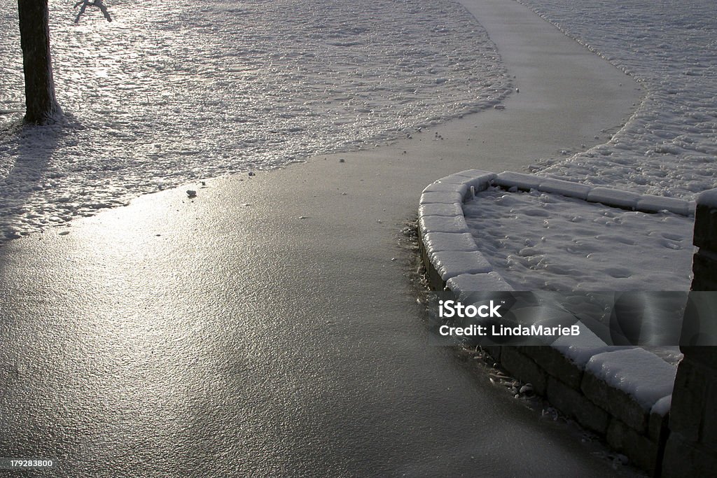 Vereisten Gehweg - Lizenzfrei Eis Stock-Foto