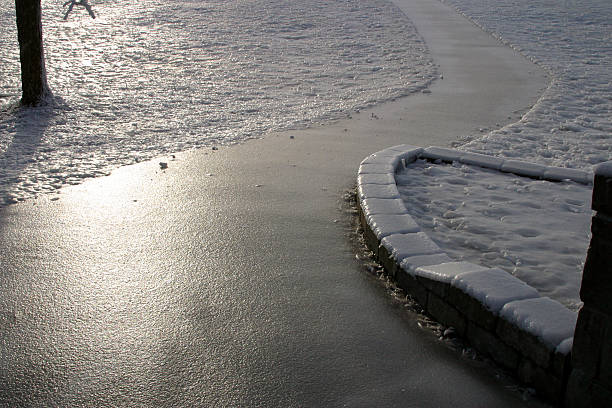 Photo of Icy Footpath