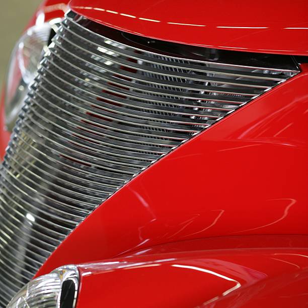 istock Red American Hotrod 179284491