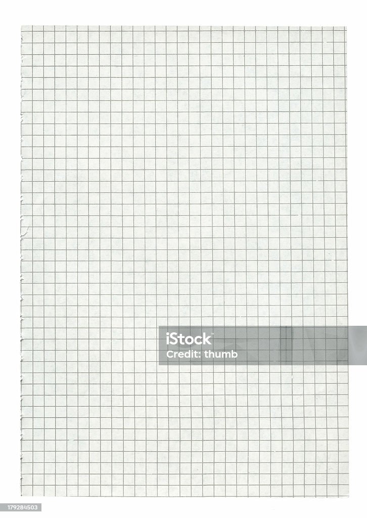 XXL サイズのスクエア型紙のページ - グラフ用紙のロイヤリティフリーストックフォト