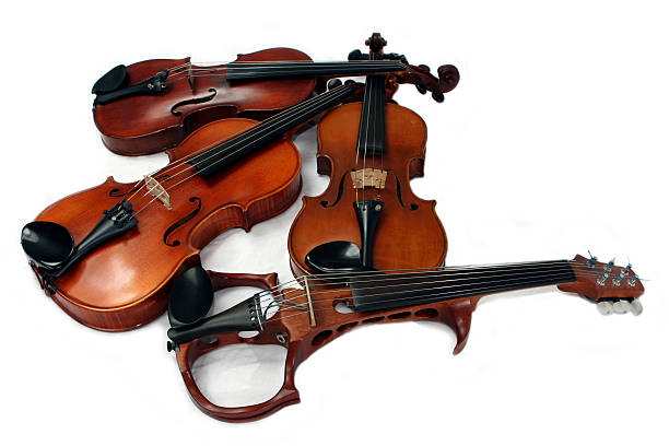 istock Viola, two violins and electric violin 179284519