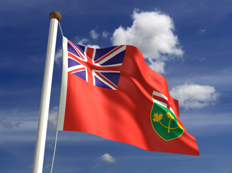 3D Ontario flag (with clipping path)see more country...