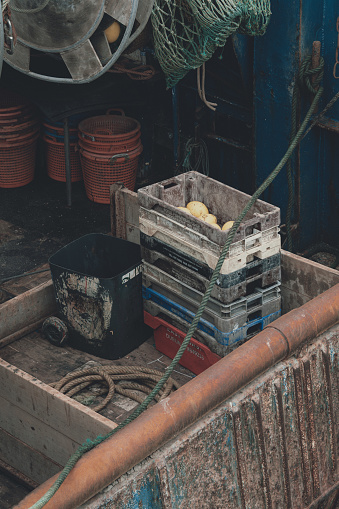 Detail of a fishing boat