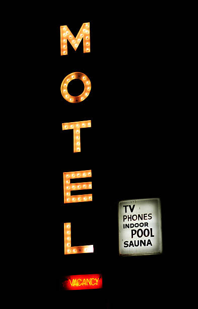 istock Neon Motel Sign Lit Up 179284770