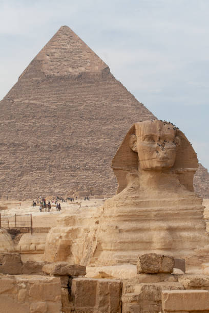 istock sphynx and Giza pyramids El Cairo Egypt 1792853212
