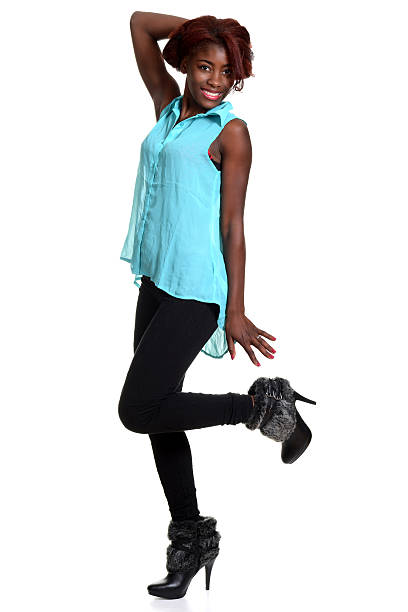 istock Young black woman being silly 179286145