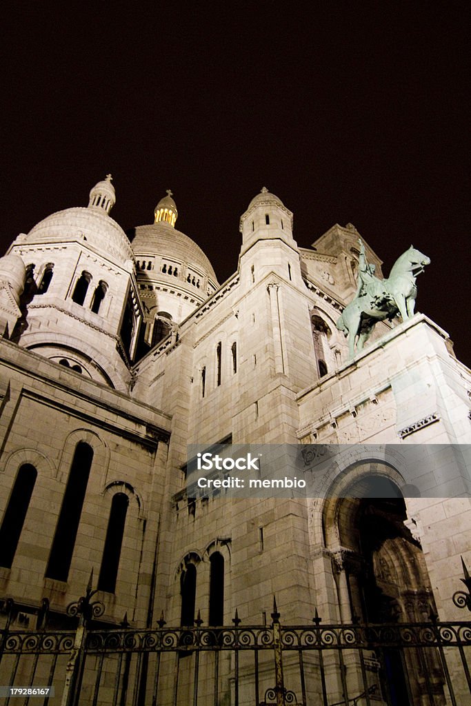 Basilica Sacred sercu Paryża - Zbiór zdjęć royalty-free (Architektura)