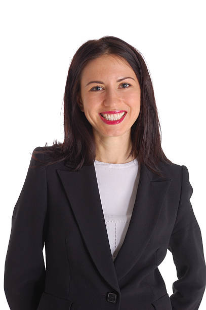 Woman in formal dress. stock photo