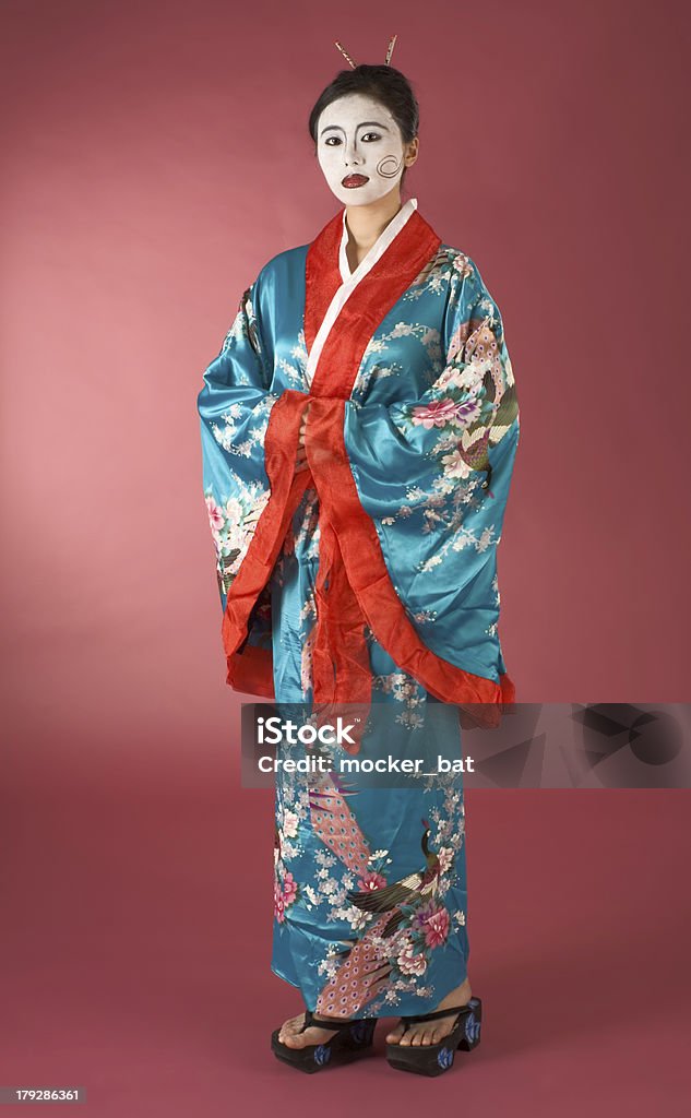 Geisha im yukata - Lizenzfrei Geisha Stock-Foto